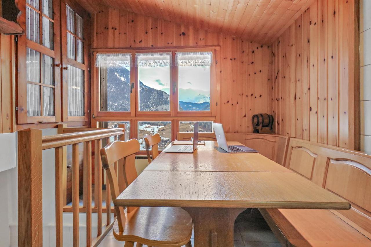 Charmant Chalet Dans La Montagne Proche De Verbier Sembrancher Ngoại thất bức ảnh